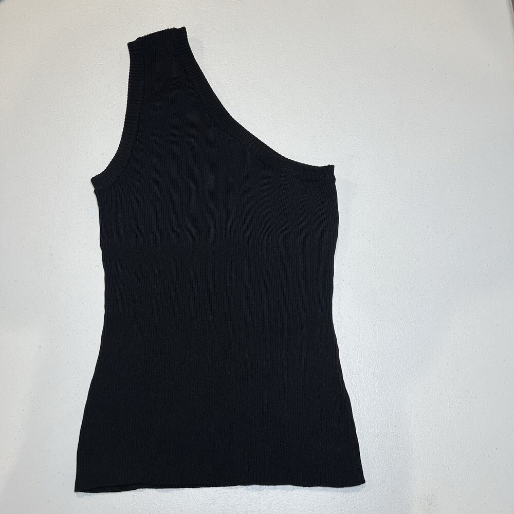 Vici One Shoulder Knit Black Tank‎ Top Size XS